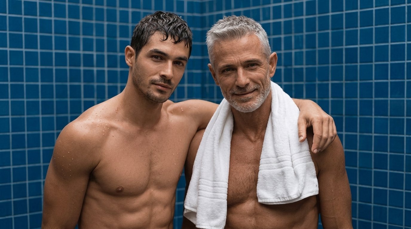 Silver Daddies event artwork for mature men and admirers